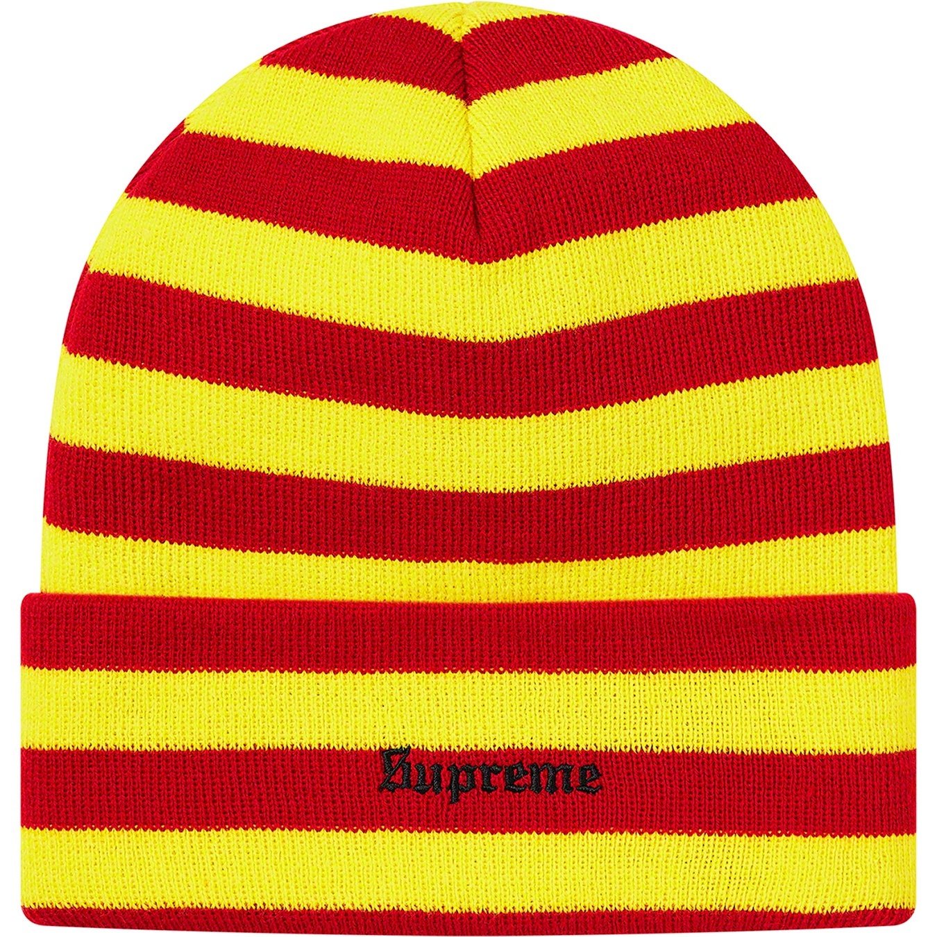 Supreme World Peace Beanie (FW20) - Red Stripe - $36