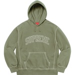 Supreme Big Stitch Hooded Sweatshirt (FW20) - Light Olive