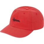 Supreme Pigment Print Script Logo 6-Panel (FW20) - Red