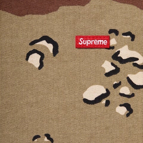 Supreme Small Box Crewneck - Chocolate Chip Camo