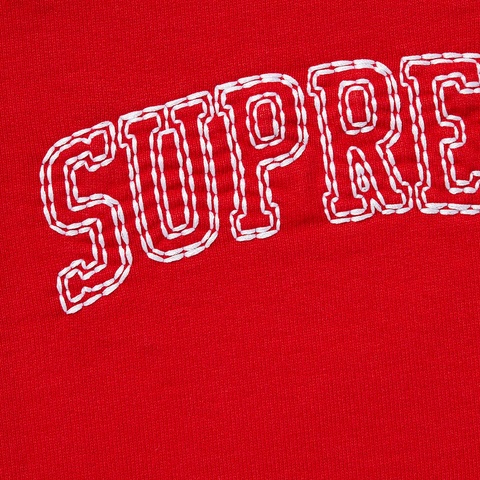 Supreme Big Stitch Sweatpant - Red
