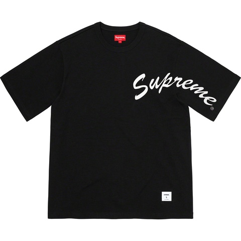 Supreme Shoulder Arc S/S Top - Black