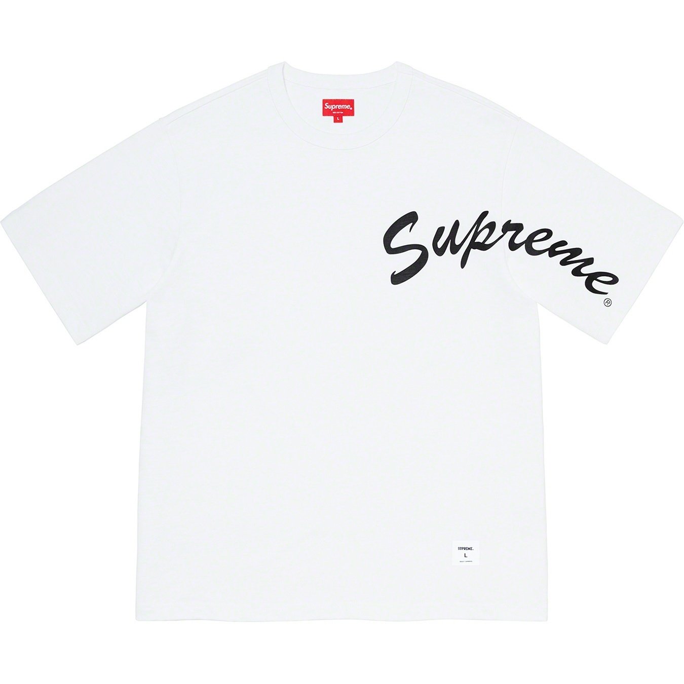 Supreme Shoulder Arc S S Top (FW20) - White - $68