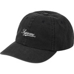 Supreme Pigment Print Script Logo 6-Panel (FW20) - Black