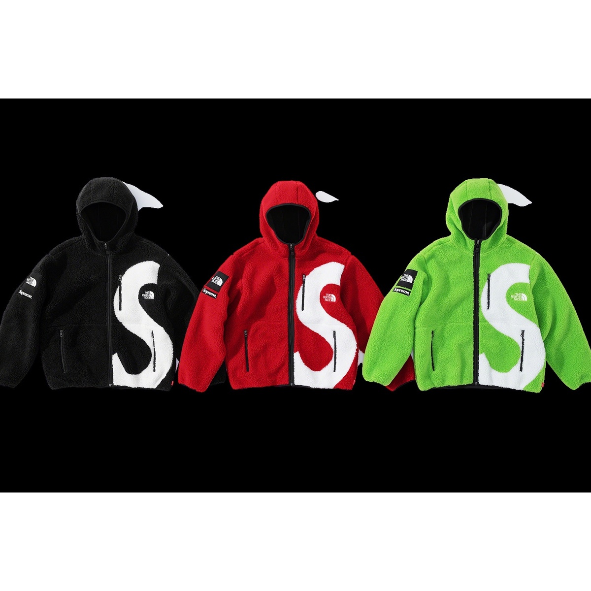 Supreme®/The North Face® S Logo Hooded Fleece Jacket - Supreme