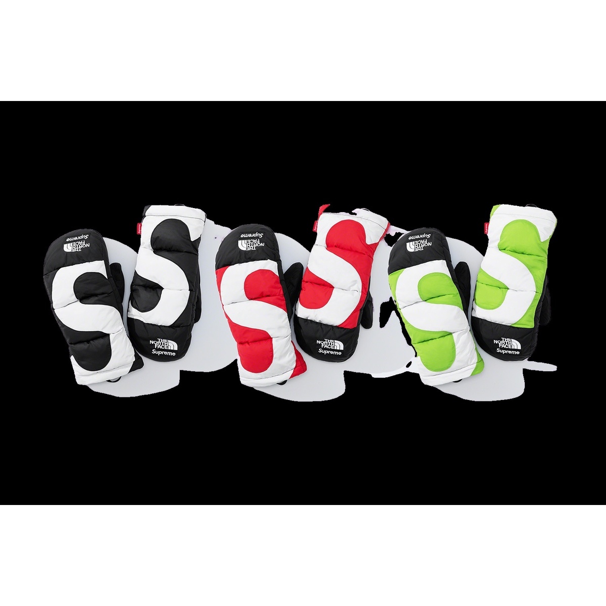 Supreme®/The North Face® S Logo Nuptse Mitts - Supreme