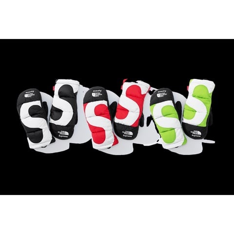 Supreme×THE NORTH FACE S Logo Mitts XL Supreme®/The North Face® S Logo Nuptse Mitts - Supreme