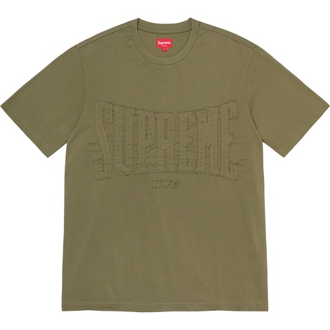 Supreme Cutout Logo S/S Top - Olive