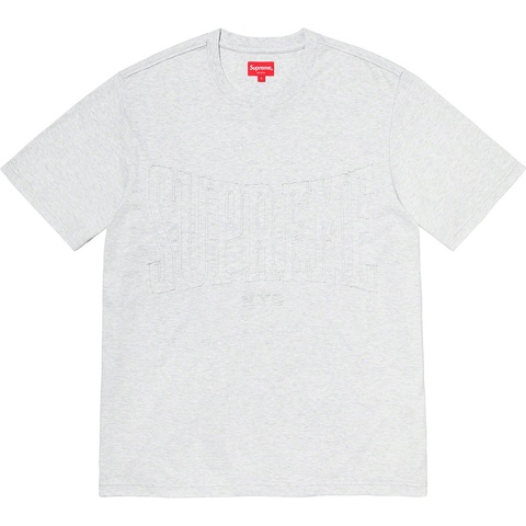 Supreme Cutout Logo S/S Top - Ash Grey
