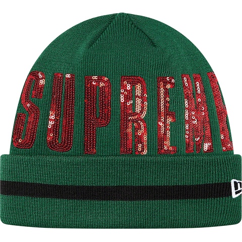 Supreme New Era® Sequin Beanie - Green