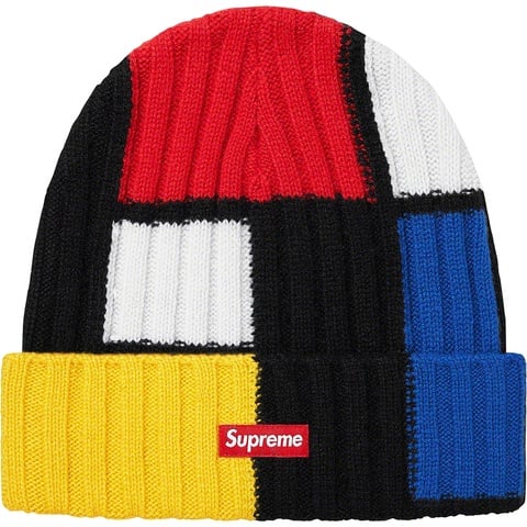 Supreme Cashmere Beanie - Red Multi