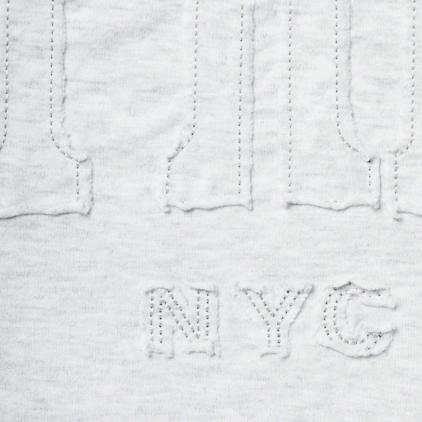 Supreme Cutout Logo S S Top (FW20) - Ash Grey - $78