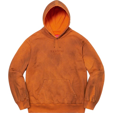Supreme Spray Hooded Sweatshirt - Orange