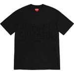Supreme Cutout Logo S S Top (FW20) - Black