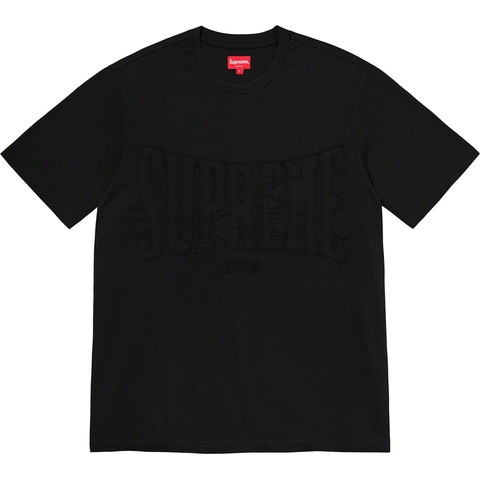Supreme Cutout Logo S/S Top - Black