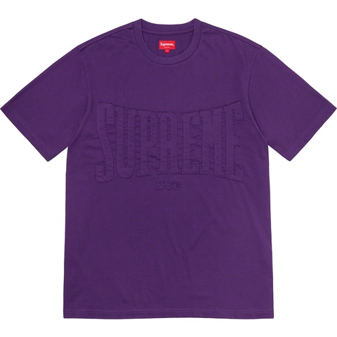 Supreme Cutout Logo S/S Top - Purple