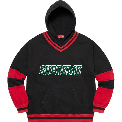 Supreme Hockey Hooded Sweatshirt - Black