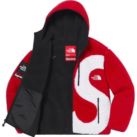 Supreme®/The North Face® S Logo Hooded Fleece Jacket - Supreme