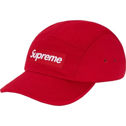 Supreme Wool Camp Cap - Dark Red