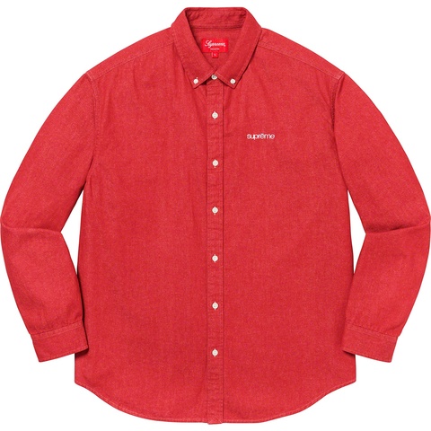 まよ20FW Supreme Classic Logo Denim Classic Logo Denim Shirt - fall/winter 2020 - Supreme