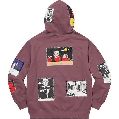 Supreme Toshio Saeki/Supreme Hooded Sweatshirt - Light Purple