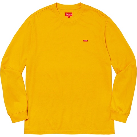 Supreme Small Box L/S Tee - Gold