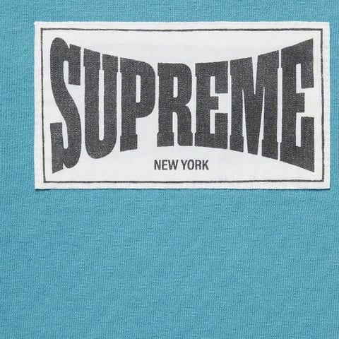 Supreme Woven Label L/S Top - Slate