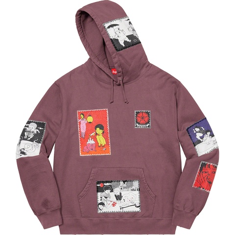 Supreme Toshio Saeki/Supreme Hooded Sweatshirt - Light Purple