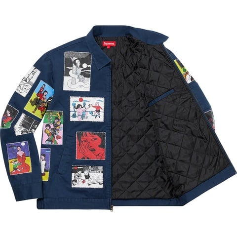 Supreme Toshio Saeki/Supreme Work Jacket - Navy