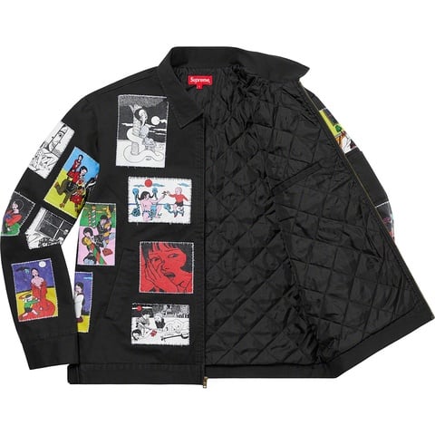 Supreme Toshio Saeki/Supreme Work Jacket - Black