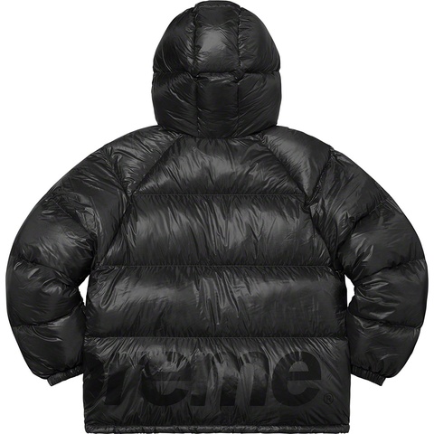 Supreme Hooded Down Jacket - Black