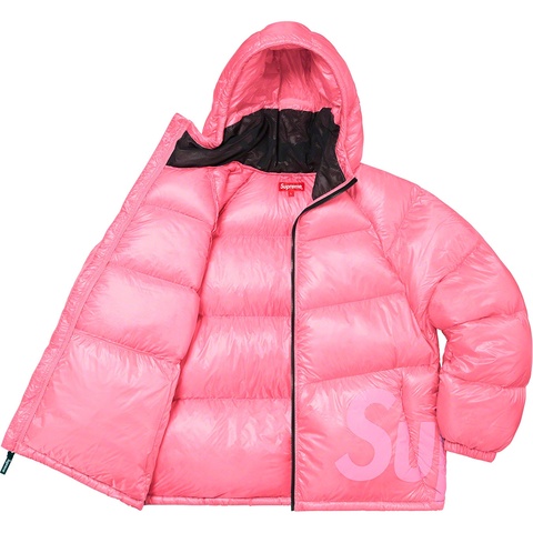 Supreme Hooded Down Jacket - Pink