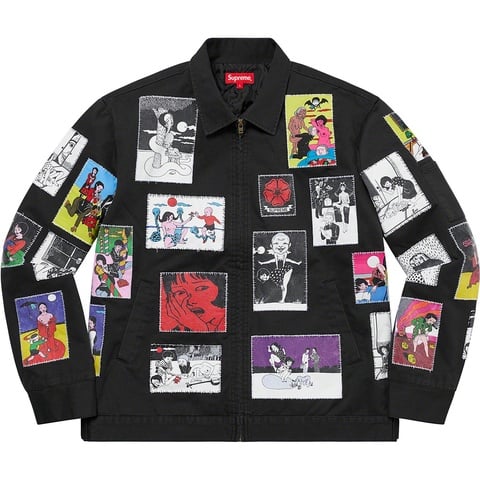 Supreme Toshio Saeki/Supreme Work Jacket - Black