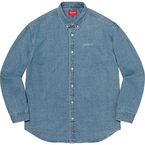 トップス Supreme 20AW Classic Logo Denim Shirt Classic Logo Denim Shirt - fall/winter 2020 - Supreme