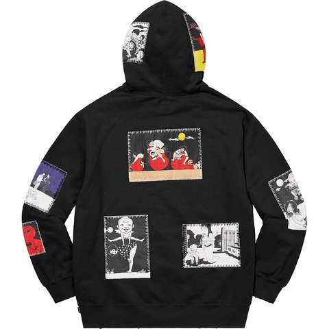 Supreme Toshio Saeki/Supreme Hooded Sweatshirt - Black