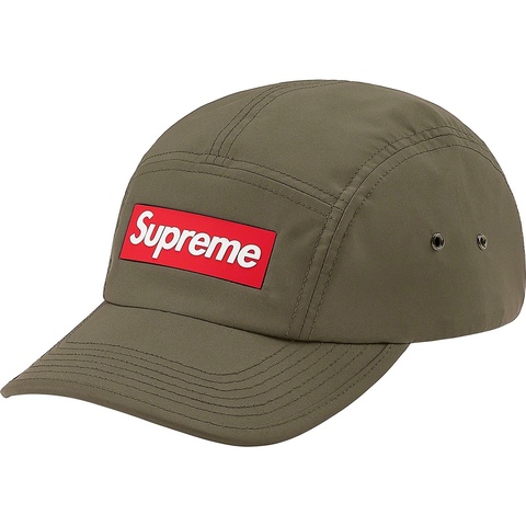 Supreme Inset Logo Camp Cap - Olive