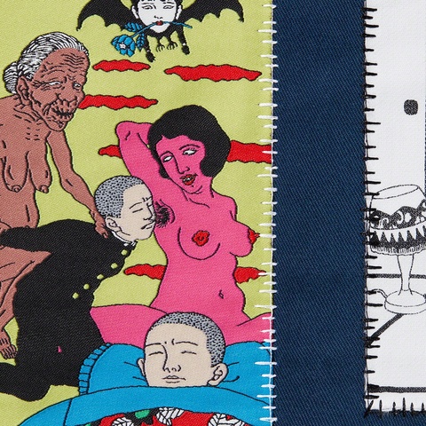 Supreme Toshio Saeki/Supreme Work Pant - Navy