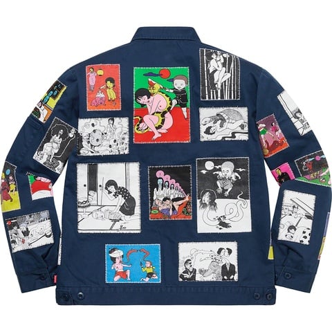 Supreme Toshio Saeki/Supreme Work Jacket - Navy