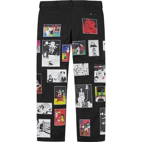 Supreme Toshio Saeki/Supreme Work Pant - Black