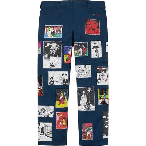 Supreme Toshio Saeki/Supreme Work Pant - Navy