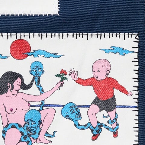 Supreme Toshio Saeki/Supreme Work Jacket - Navy