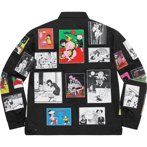 Supreme Toshio Saeki/Supreme Work Jacket - Black