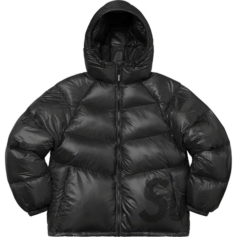Supreme Hooded Down Jacket - Black