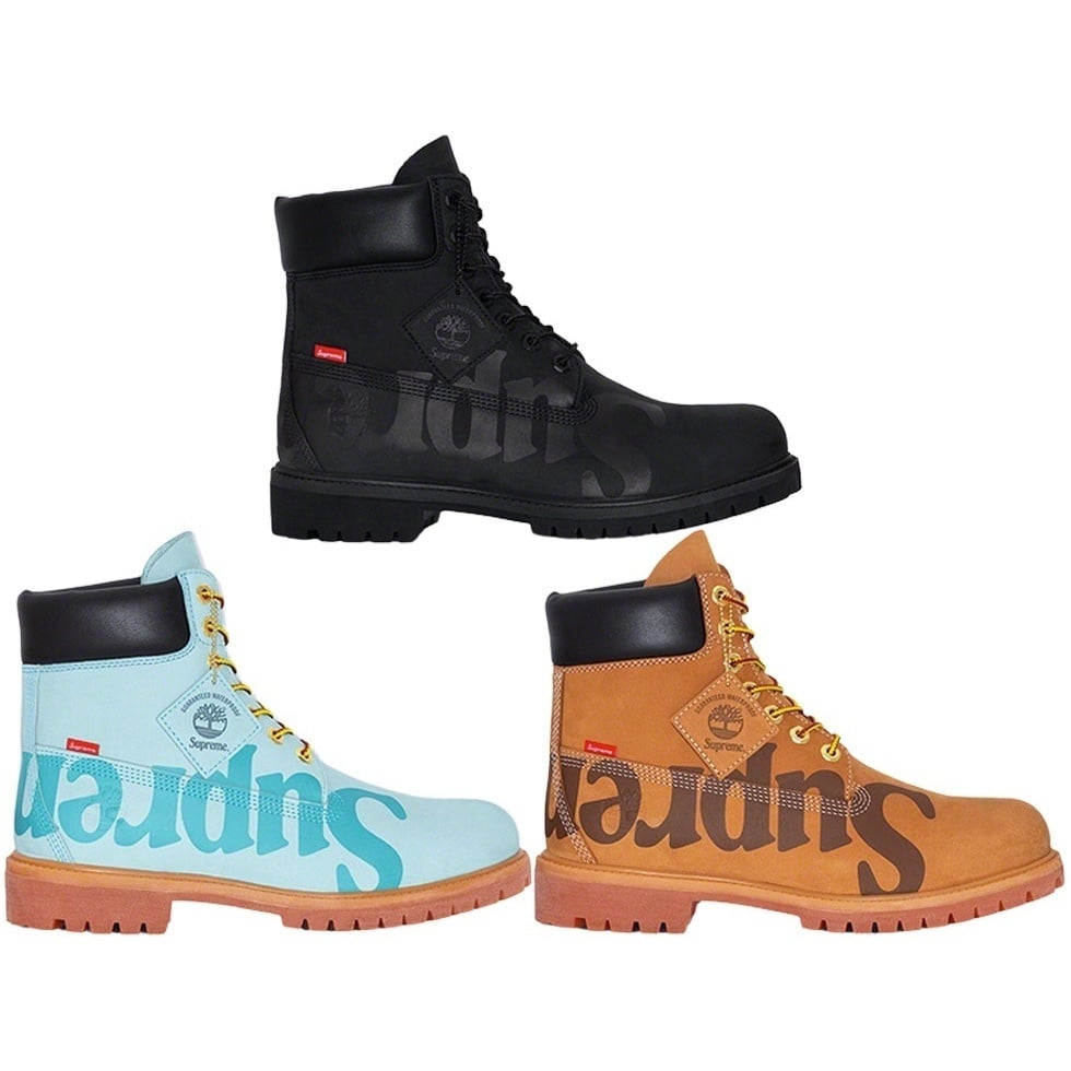 Supreme®/Timberland® Big Logo 6-Inch Premium Waterproof Boot