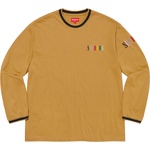 Supreme Multi Color Logo L S Top (FW20) - Dark Gold