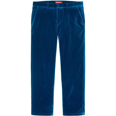 Supreme Velvet Trouser - Teal