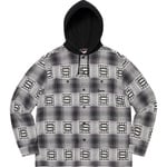 Supreme Hooded Shadow Plaid Shirt (FW20) - Dusty Black
