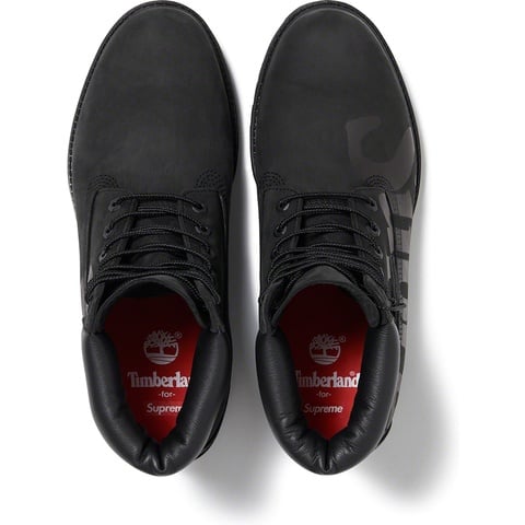 Supreme Supreme®/Timberland® Big Logo 6-Inch Premium Waterproof Boot - Black