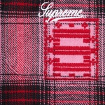 Supreme Hooded Shadow Plaid Shirt (FW20) - Red