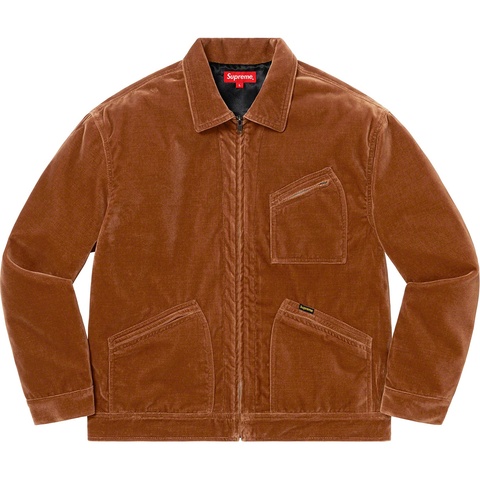 【YOASOBI着用】supreme Velvet Work Jacket Velvet Work Jacket - fall/winter 2020 - Supreme